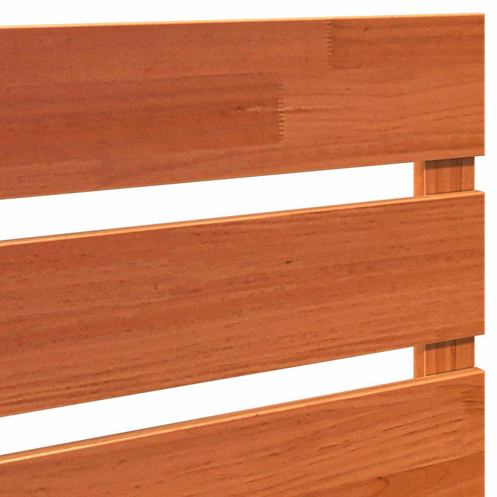 Headboard Wax Brown 200.5 x 3 x 80 cm Solid Pine Wood