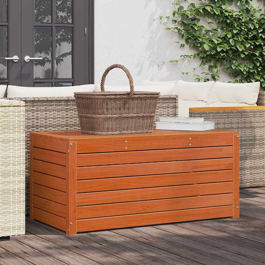 Storage Box Engineered wood 101 x 50.5 x 46.5 cm Wax Brown