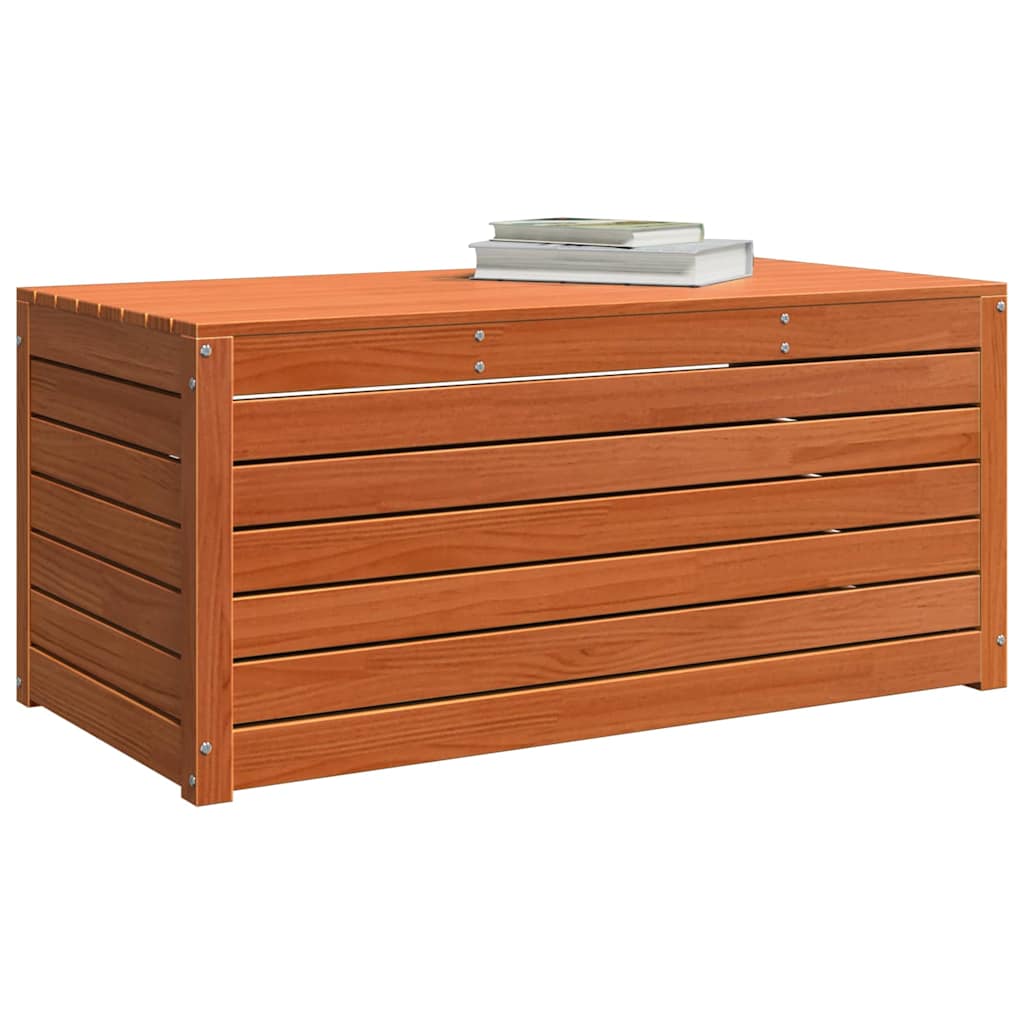 Storage Box Wax Brown 101 x 50.5 x 46.5 cm Engineered wood
