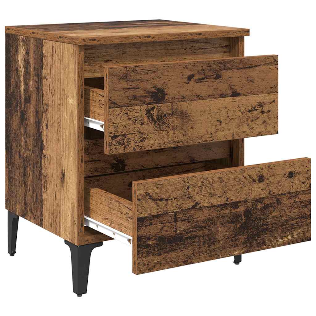 Bedside Cabinet Old wood 40 x 35 x 50 cm Engineered wood