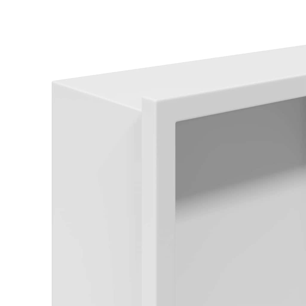 Shower Niche White 60 x 20 x 9.5 cm Stainless Steel
