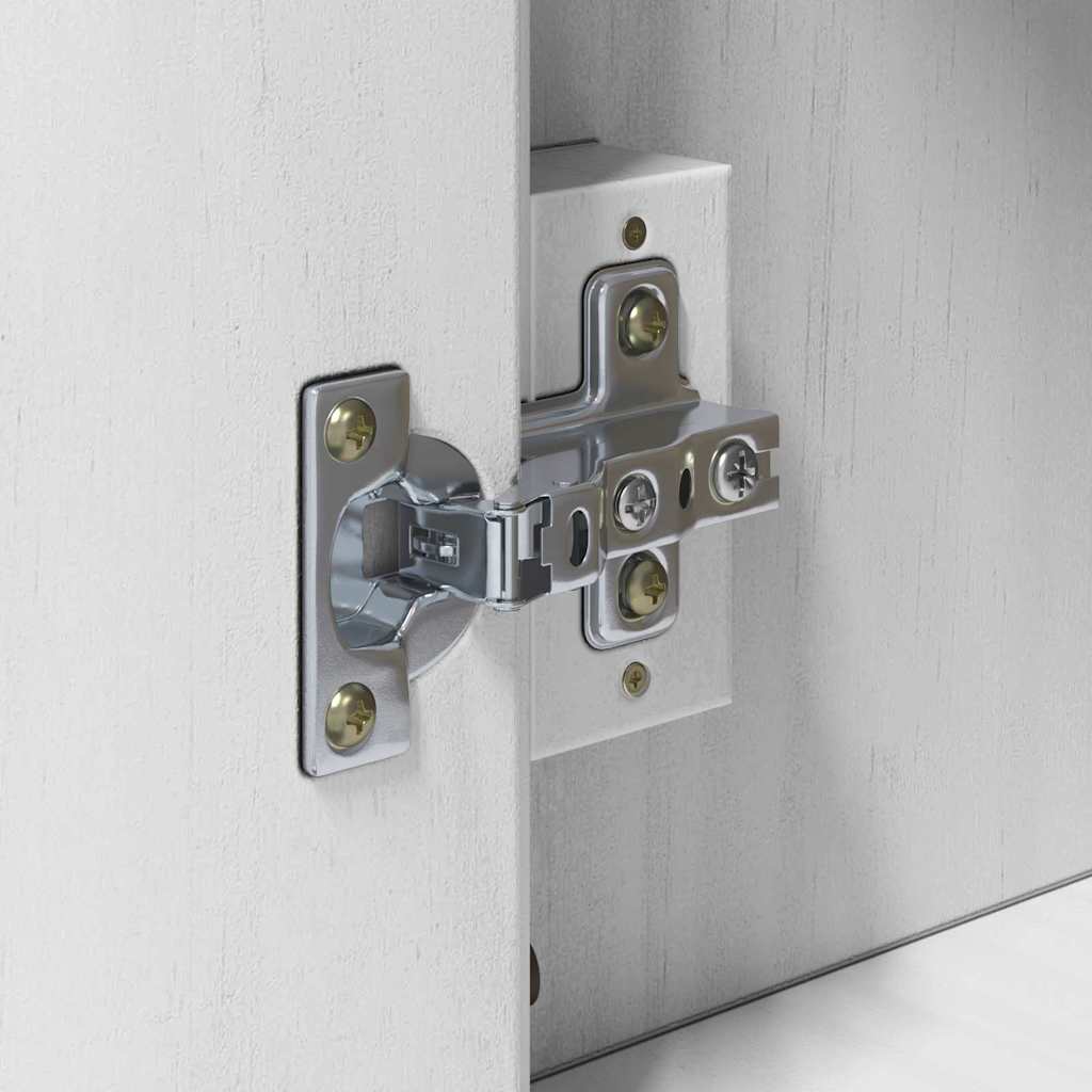 Bathroom Wall Cabinet with Shelf FLORO White 35 x 30 x 60 cm