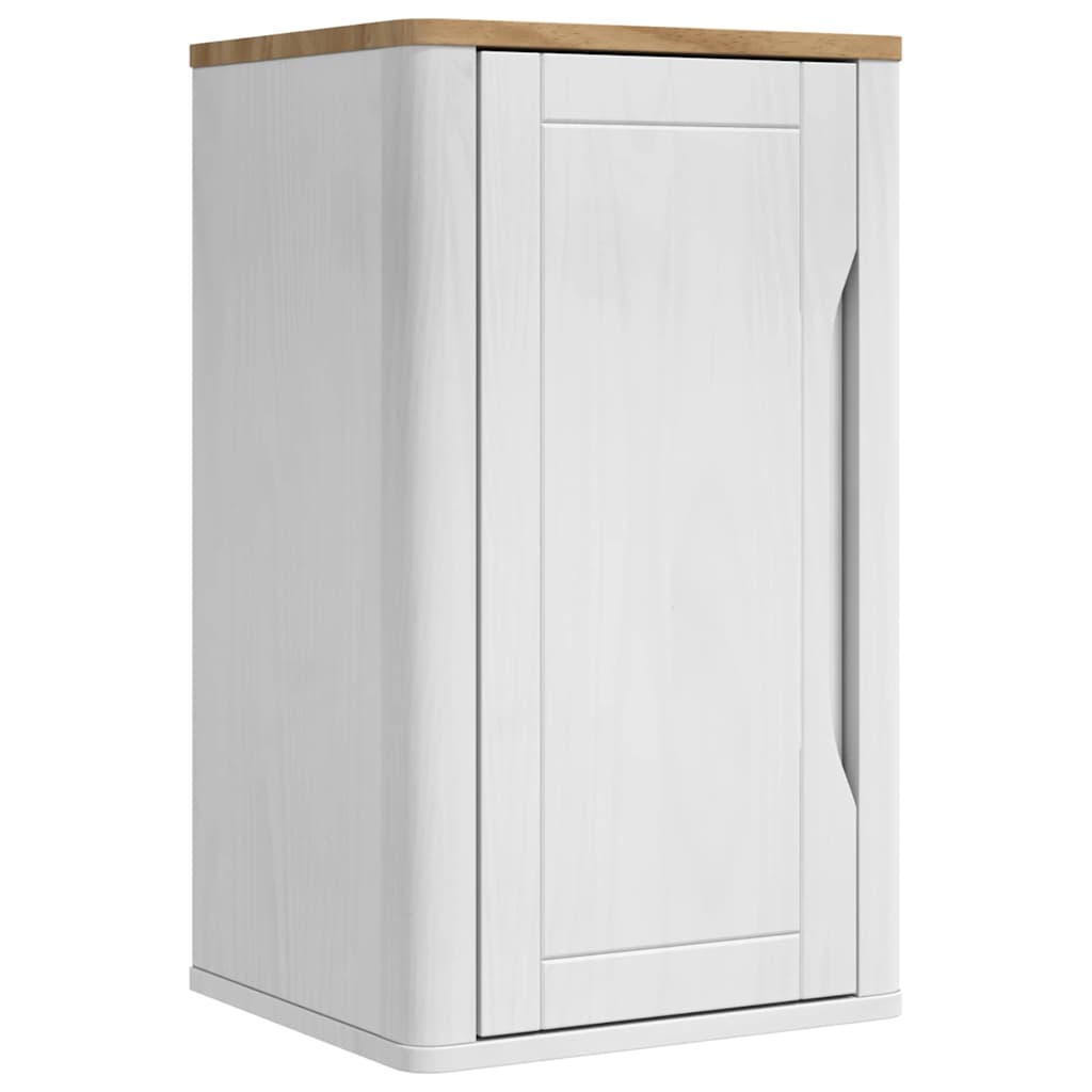 Bathroom Wall Cabinet with Shelf FLORO White 35 x 30 x 60 cm