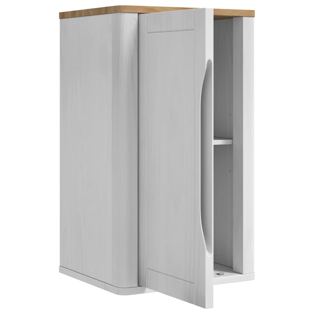 Bathroom Wall Cabinet with Shelf FLORO White 35 x 30 x 60 cm
