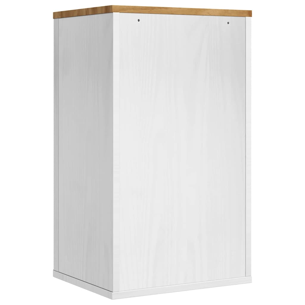 Bathroom Wall Cabinet with Shelf FLORO White 35 x 30 x 60 cm