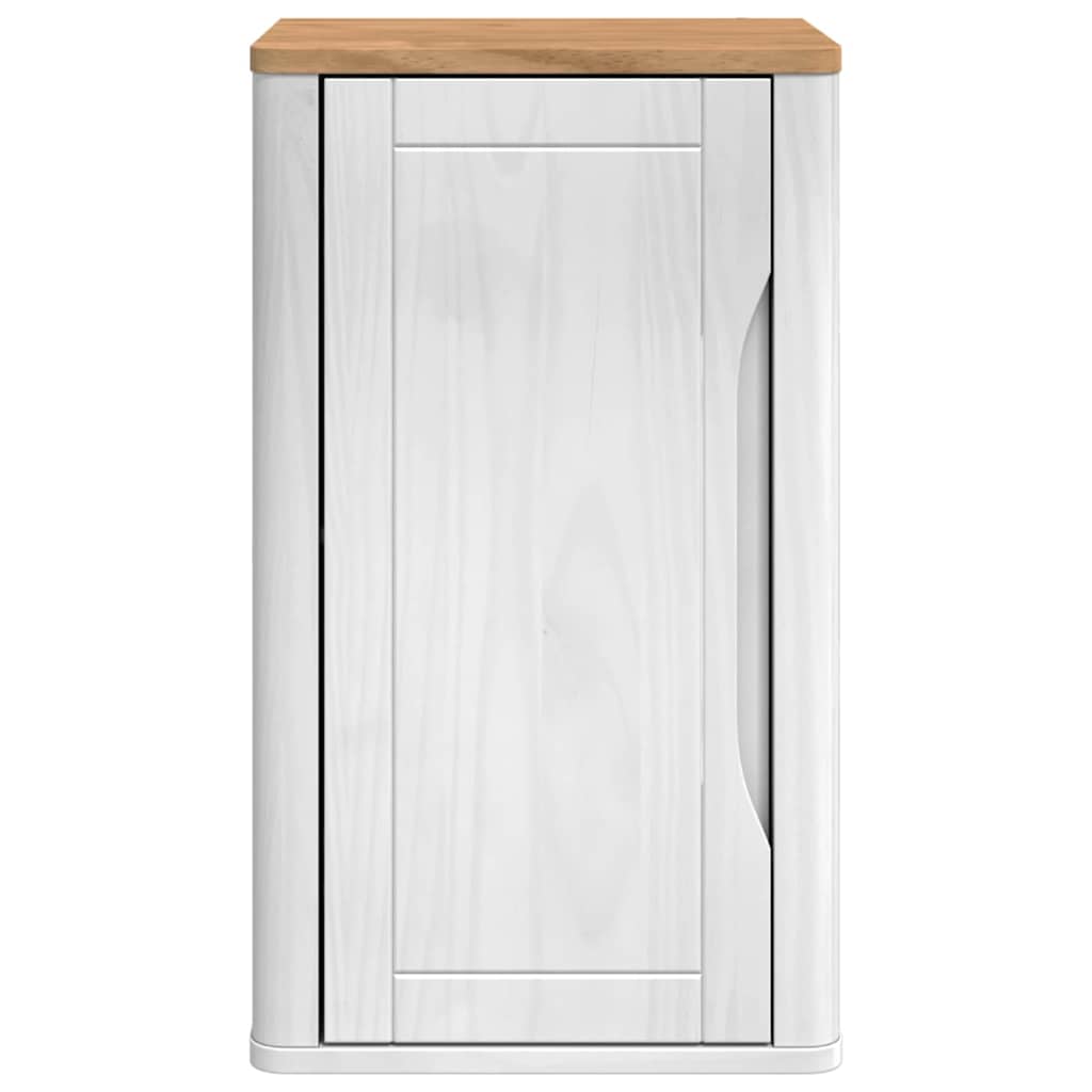 Bathroom Wall Cabinet with Shelf FLORO White 35 x 30 x 60 cm