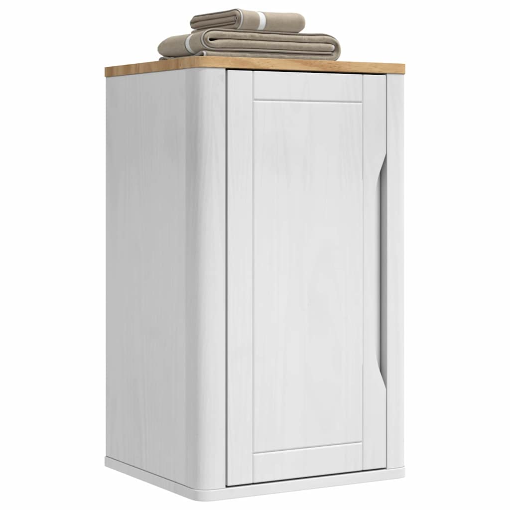 Bathroom Wall Cabinet with Shelf FLORO White 35 x 30 x 60 cm