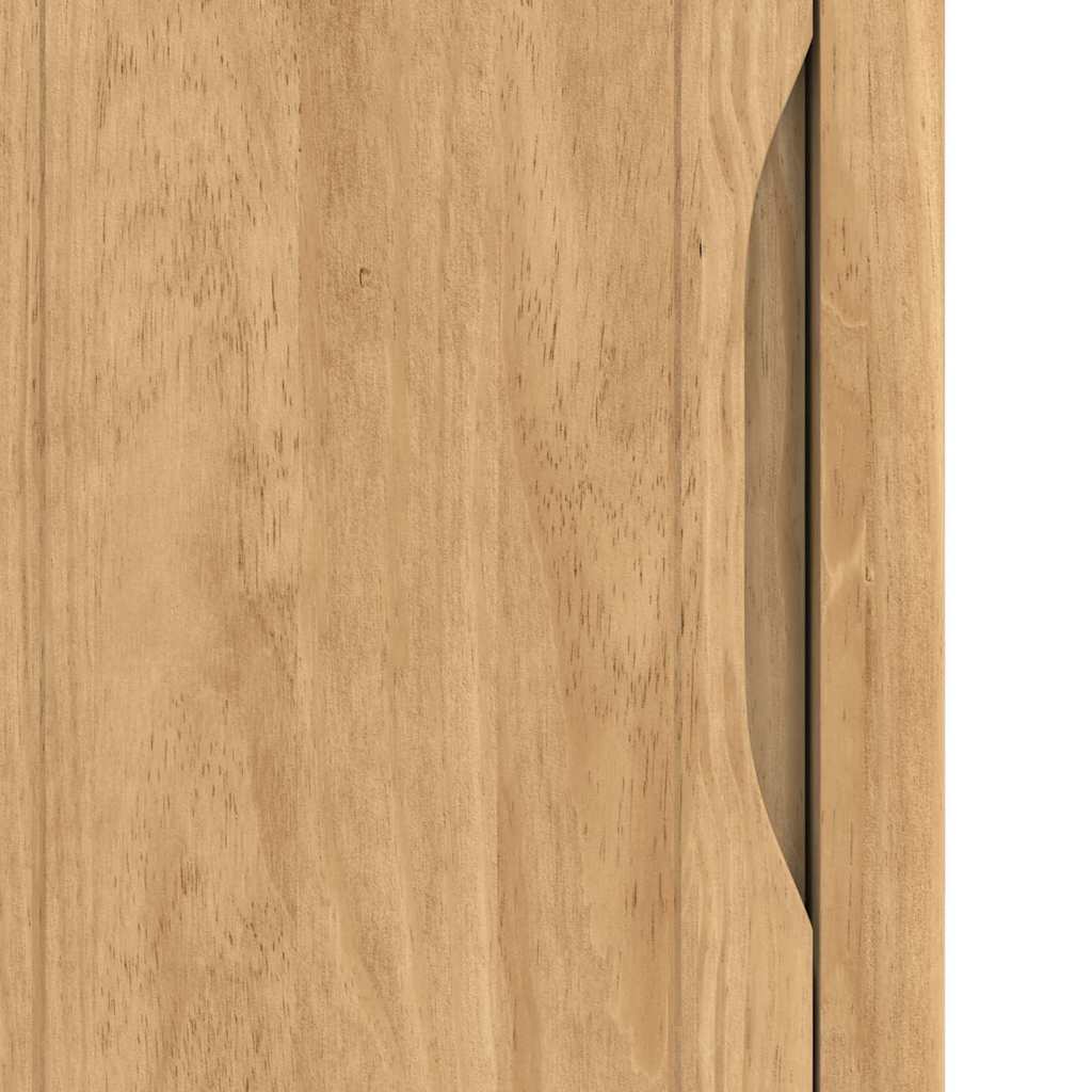 Bathroom Cabinet with Drawer FLORO Wax Brown 35 x 30 x 90 cm