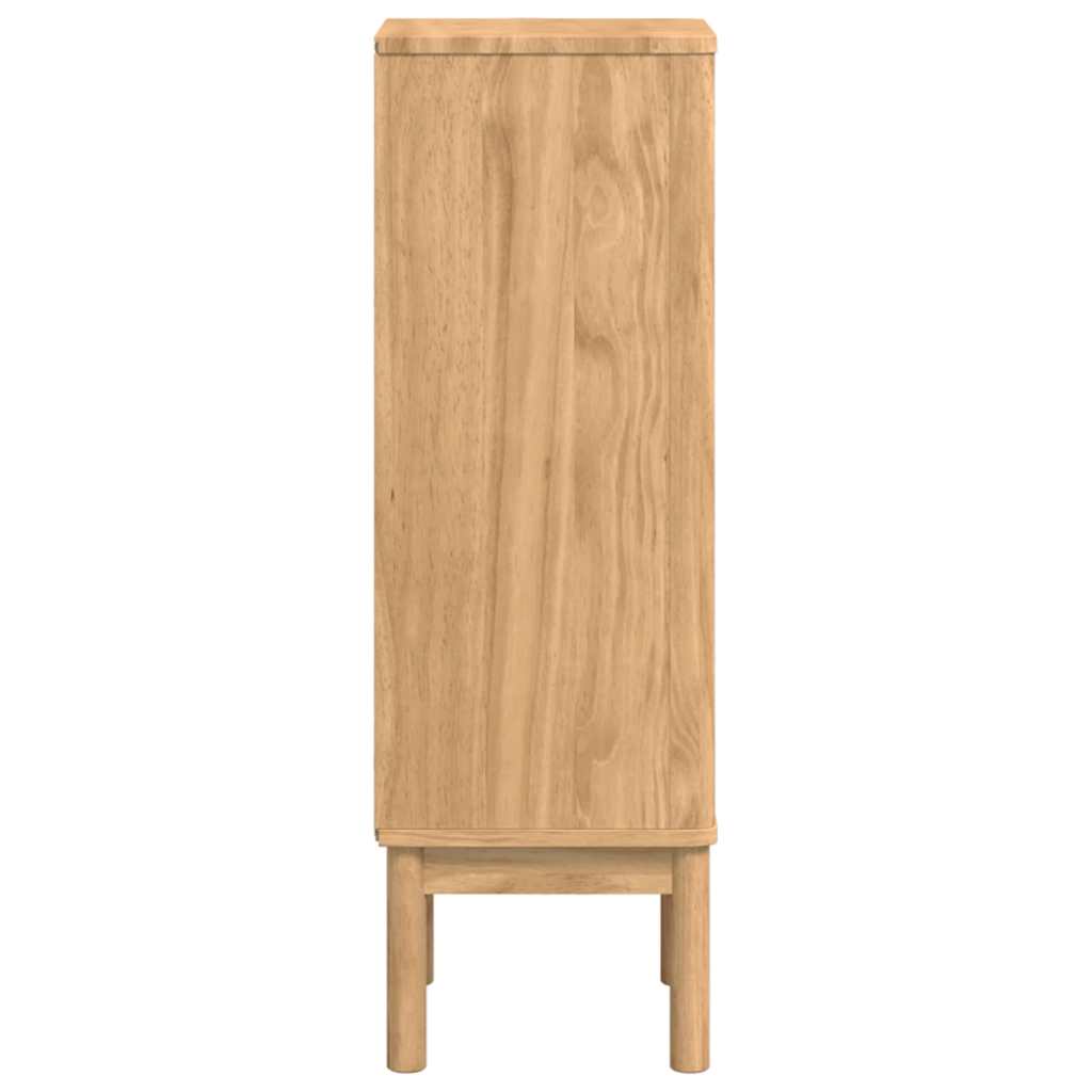 Bathroom Cabinet with Drawer FLORO Wax Brown 35 x 30 x 90 cm