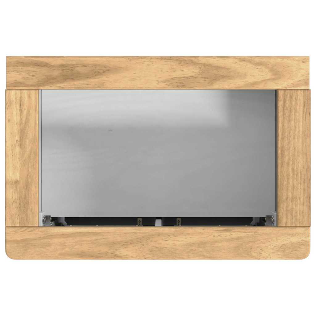 Bathroom Sink Cabinet with Shelf FLORO White 60 x 40 x 80 cm