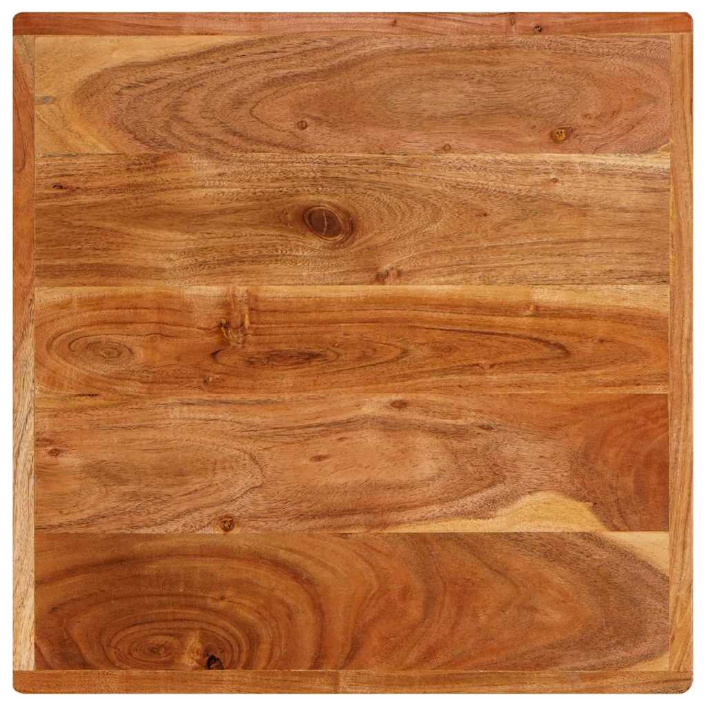Bistro Table Brown 50 x 50 x 76 cm Solid Acacia Wood