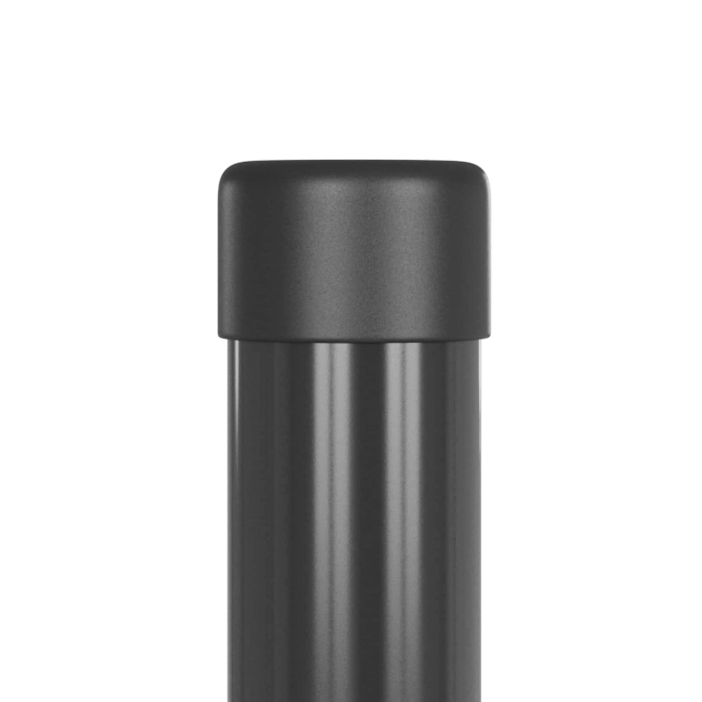 Fence Post 12 pcs Grey 120 cm Powder-coated steel