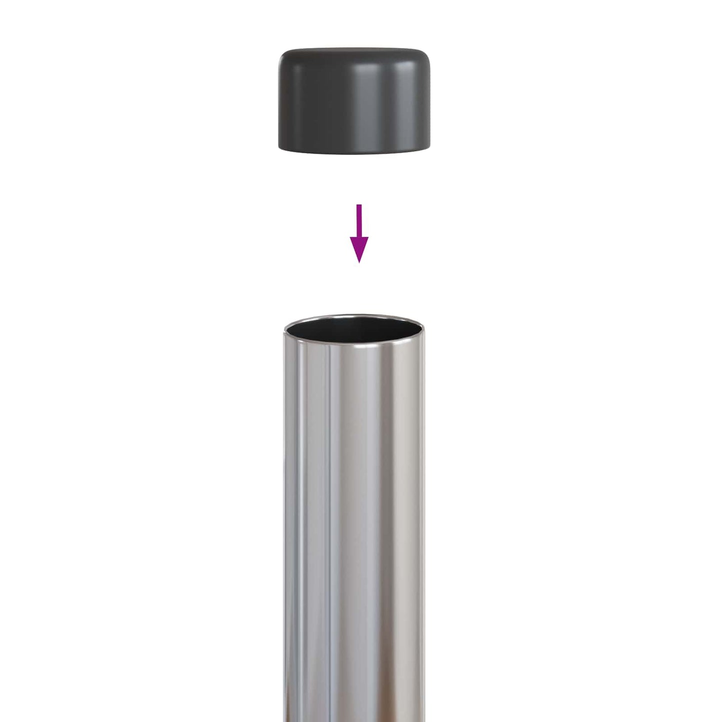 Fence Post 12 pcs Silver 120 cm Powder-coated steel