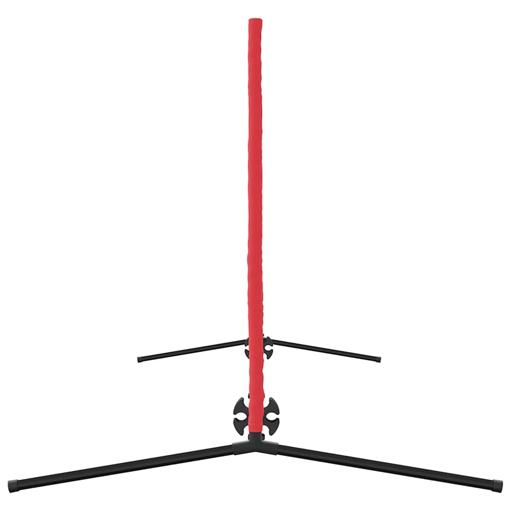 Tennis Net Folding Black and Red 301 x 90.5 x 87 cm Polyester