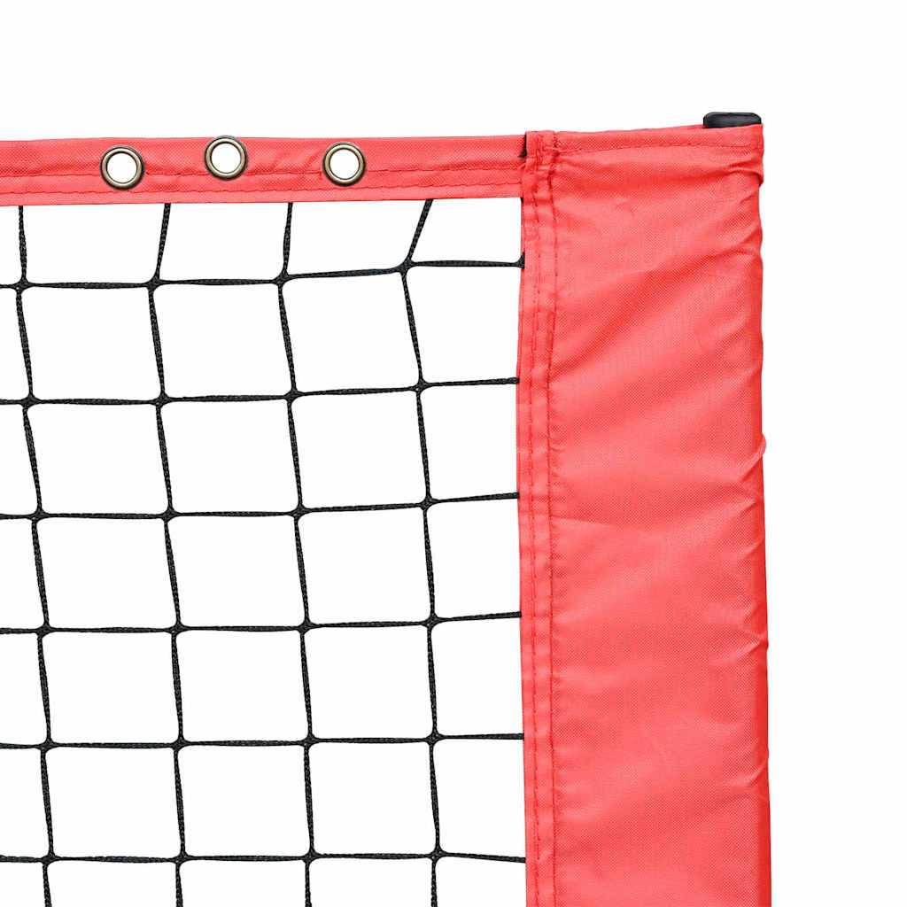 Tennis Net Folding Black and Red 396 x 92 x 87 cm Polyester
