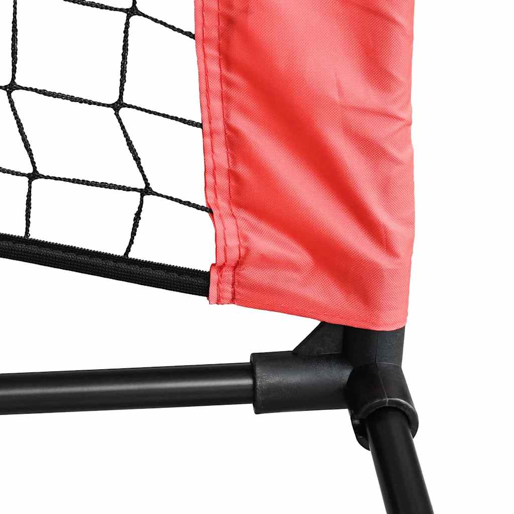 Tennis Net Folding Black and Red 595 x 90.5 x 87 cm Polyester