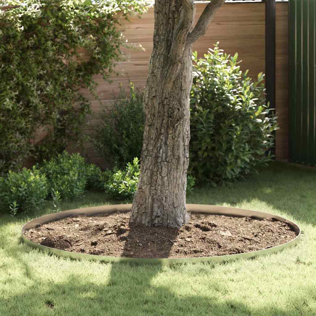 Lawn Edging 450 x 10 cm Galvanised Steel Silver