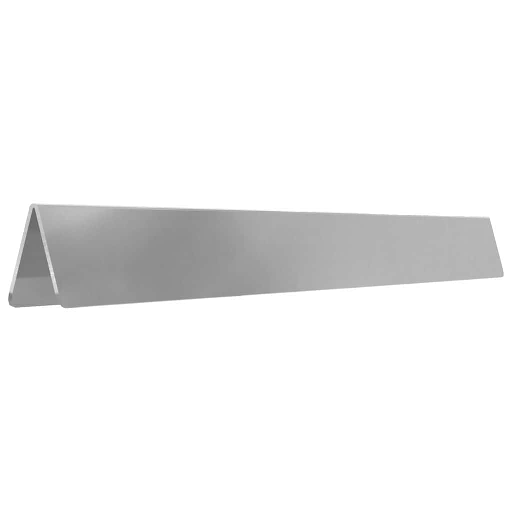 Lawn Edging 450 x 10 cm Galvanised Steel Silver