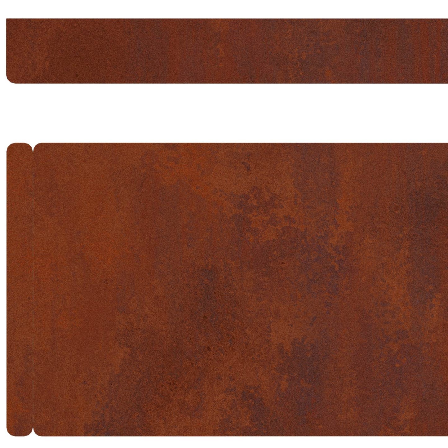 Lawn Edging 450 x 10 cm Weathering Steel Rusty