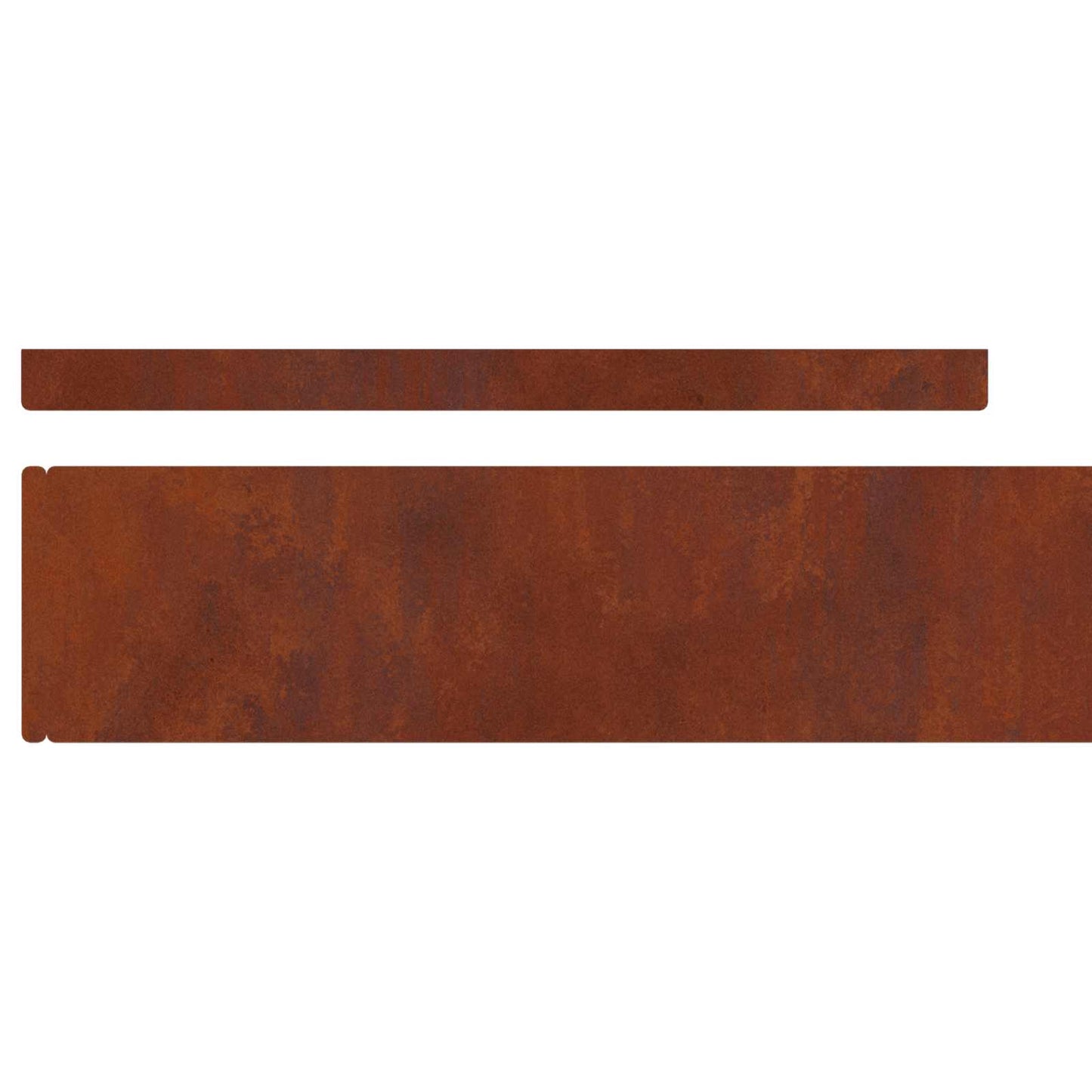 Lawn Edging 450 x 10 cm Weathering Steel Rusty