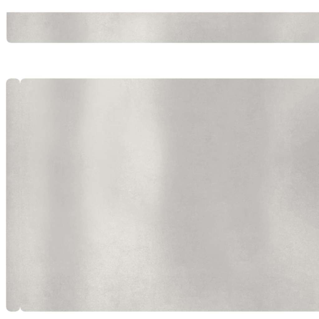 vidaXL Garden Lawn Edging Silver 450 x 15 cm Stainless steel