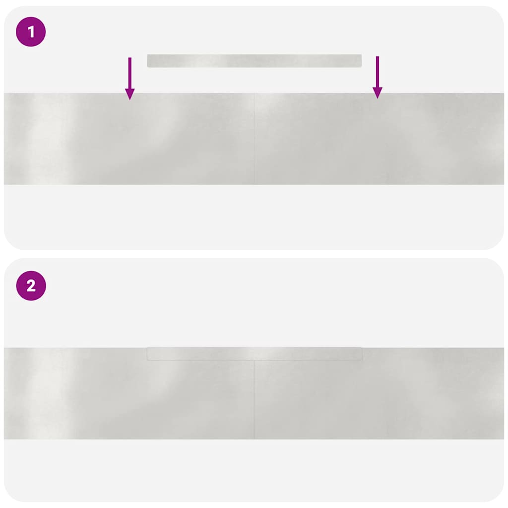 vidaXL Garden Lawn Edging 4 pcs Silver 450 x 15 cm Stainless steel