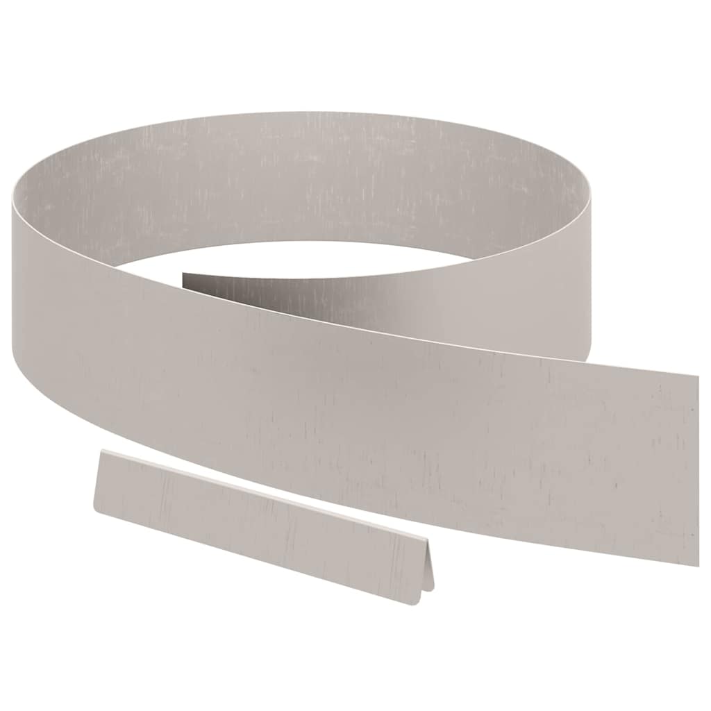 vidaXL Garden Lawn Edging 4 pcs Rusty 450 x 15 cm Weathering steel