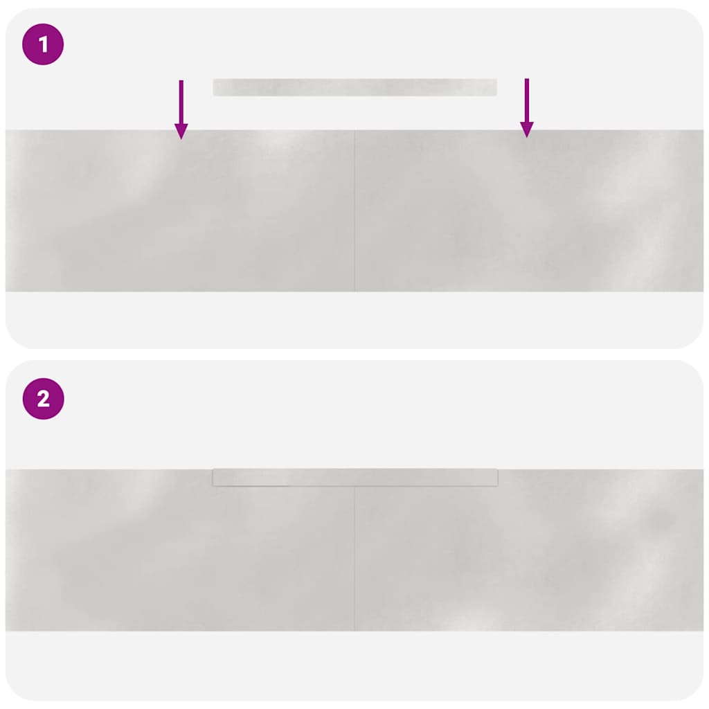 vidaXL Garden Lawn Edging Silver 450 x 20 cm Stainless steel