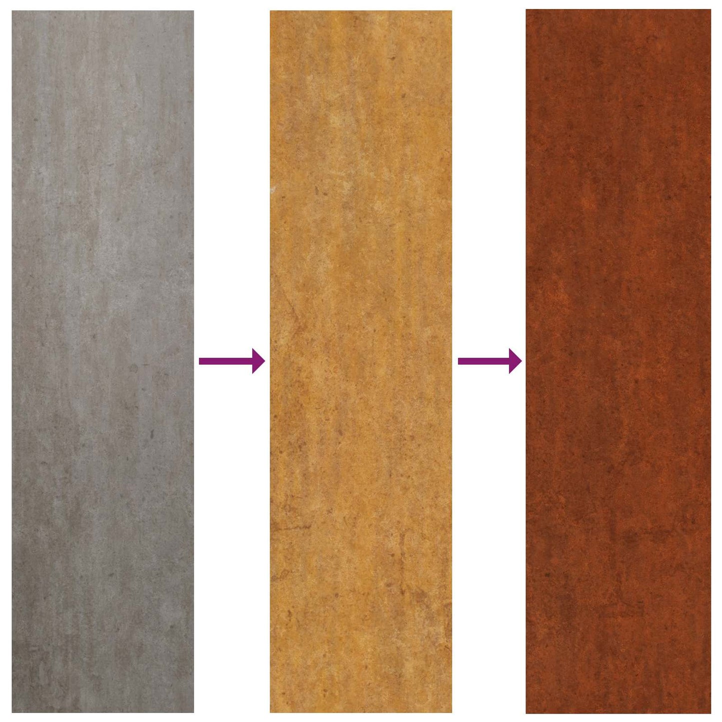 Lawn Edging 450 x 20 cm Weathering Steel Rusty
