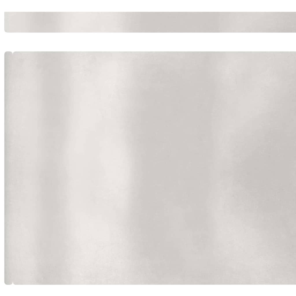 vidaXL Garden Lawn Edging Silver 450 x 25 cm Stainless steel