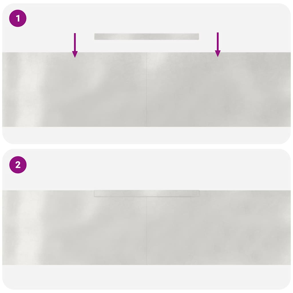 vidaXL Garden Lawn Edging 4 pcs Silver 450 x 25 cm Stainless steel