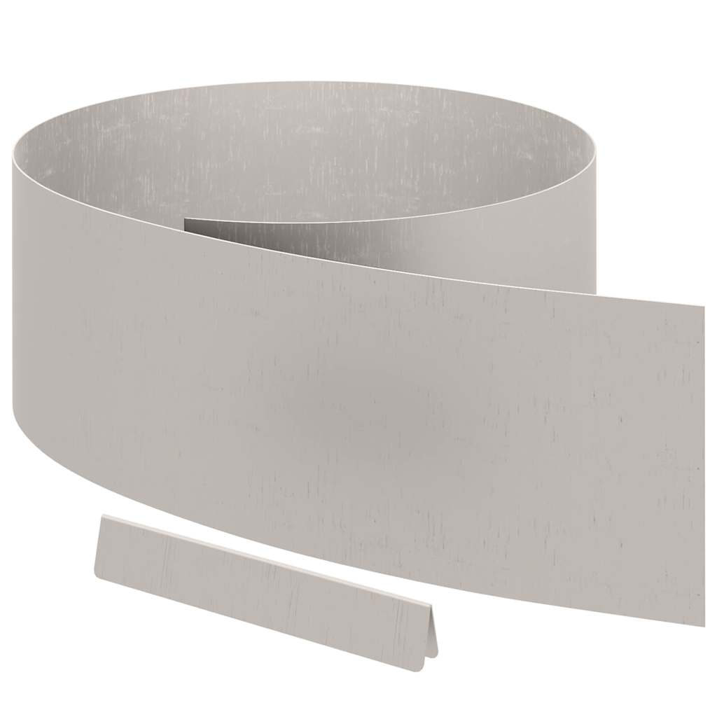 vidaXL Garden Lawn Edging Rusty 450 x 25 cm Weathering steel