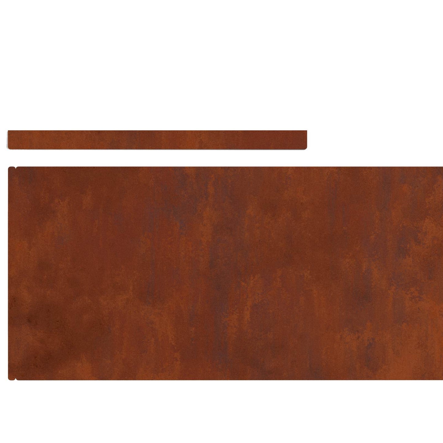 Lawn Edging 450 x 25 cm Weathering Steel Rusty