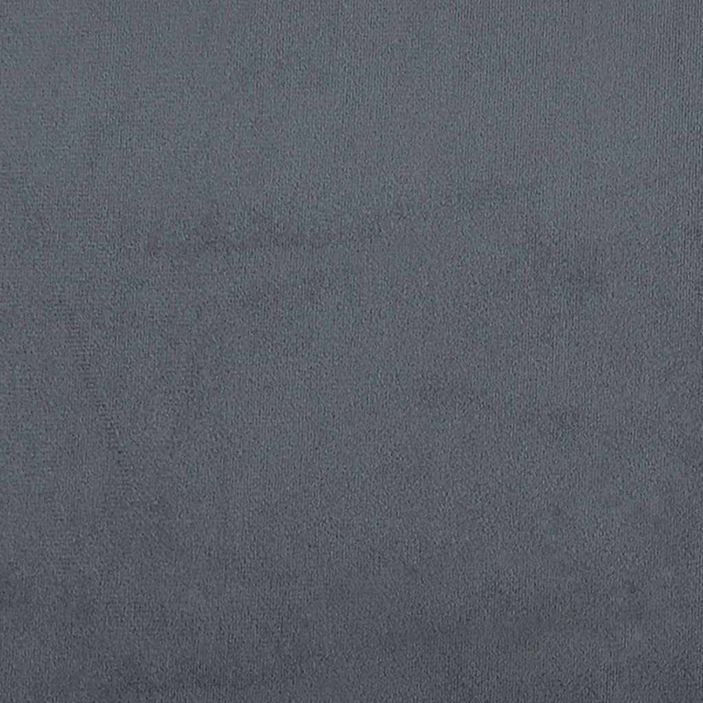 Sofa Dark Grey 74.5 x 71 x 70.5 cm Velvet