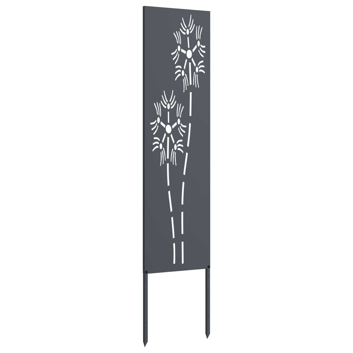 Garden Privacy Screen Anthracite 32 x 140 cm Cold-rolled steel