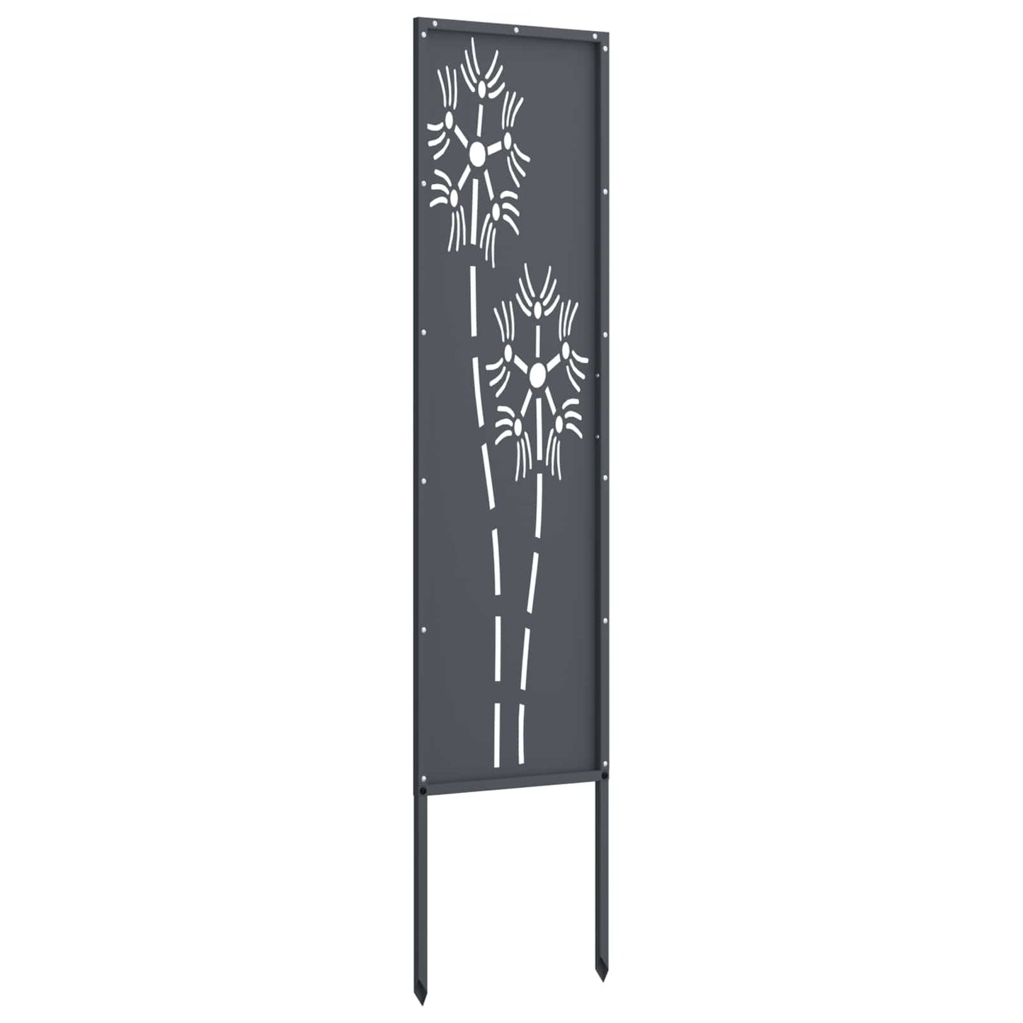 Garden Privacy Screen Anthracite 32 x 140 cm Cold-rolled steel