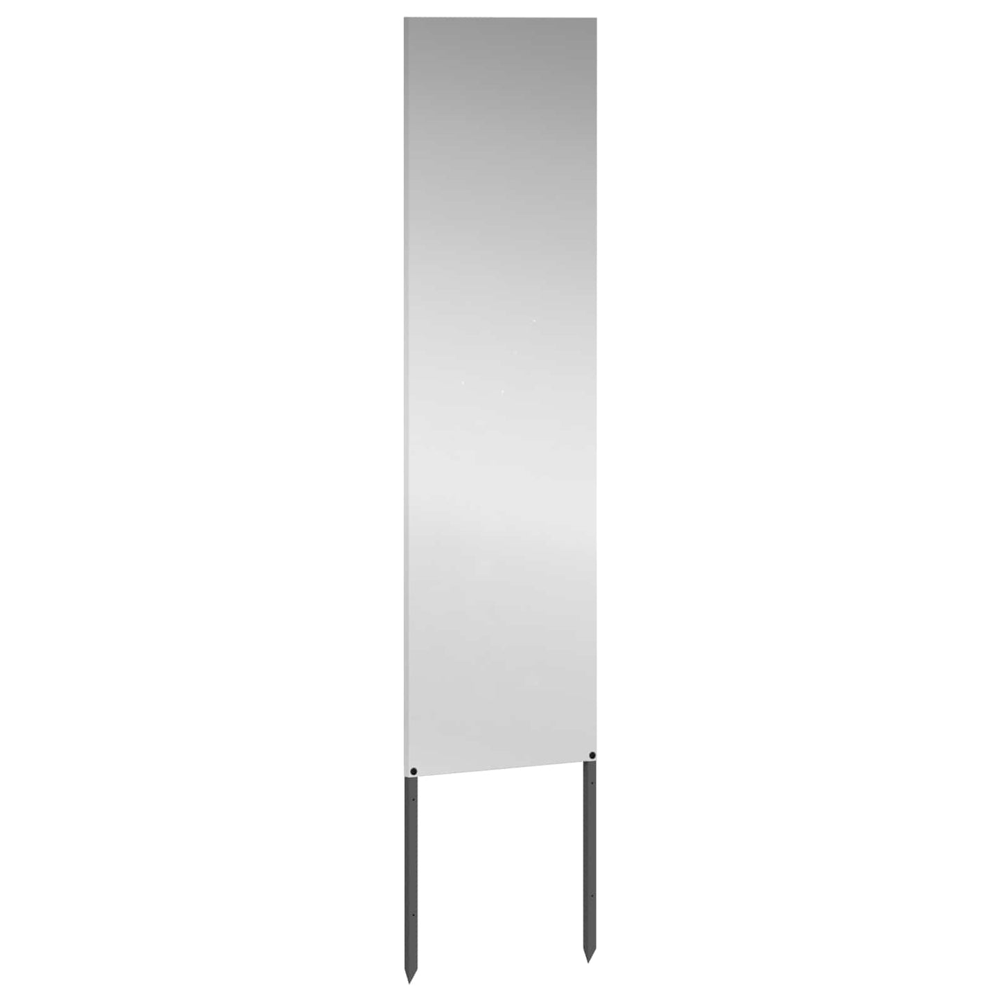 Garden Privacy Screen Silver 32 x 140 cm Galvanised steel