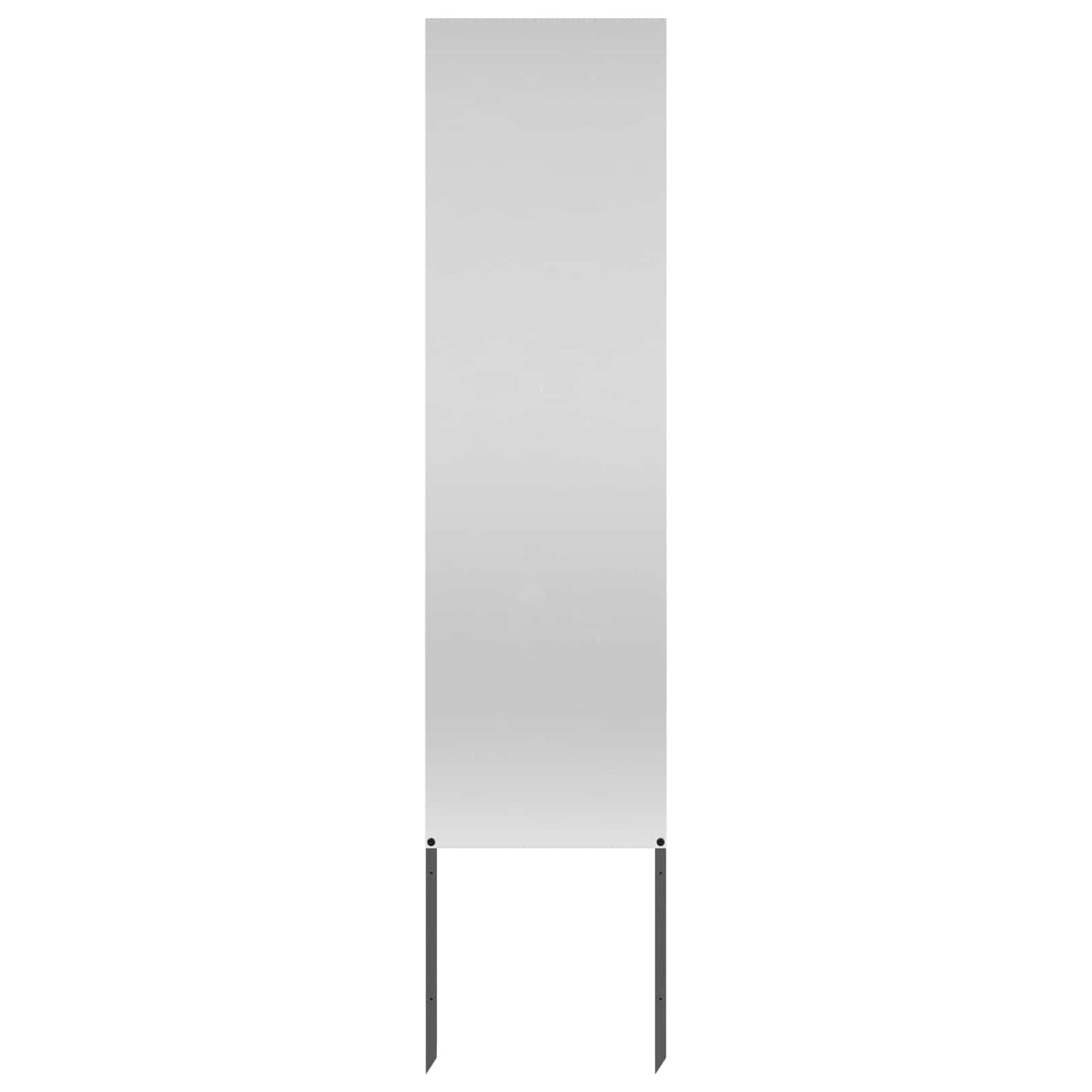 Garden Privacy Screen Silver 32 x 140 cm Galvanised steel