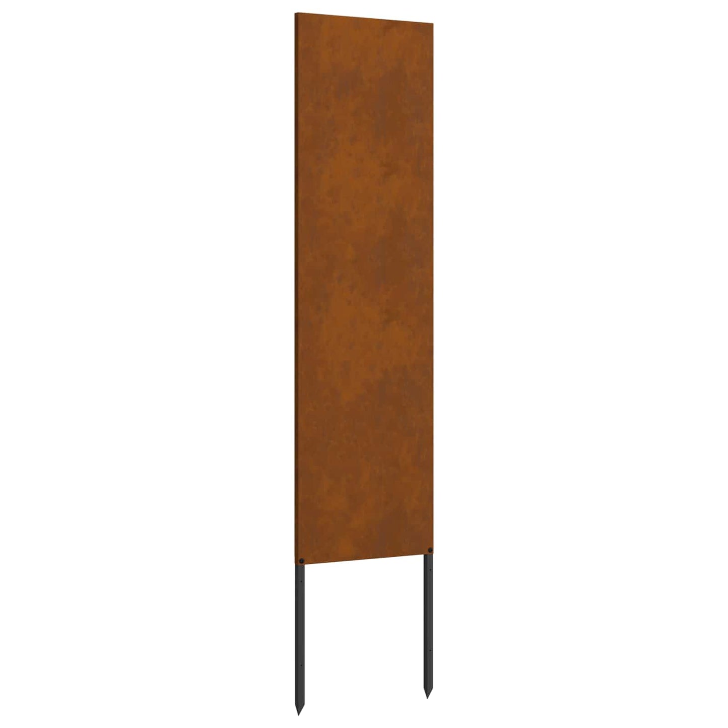 Garden Privacy Screen Rusty 32 x 140 cm Weathering Steel