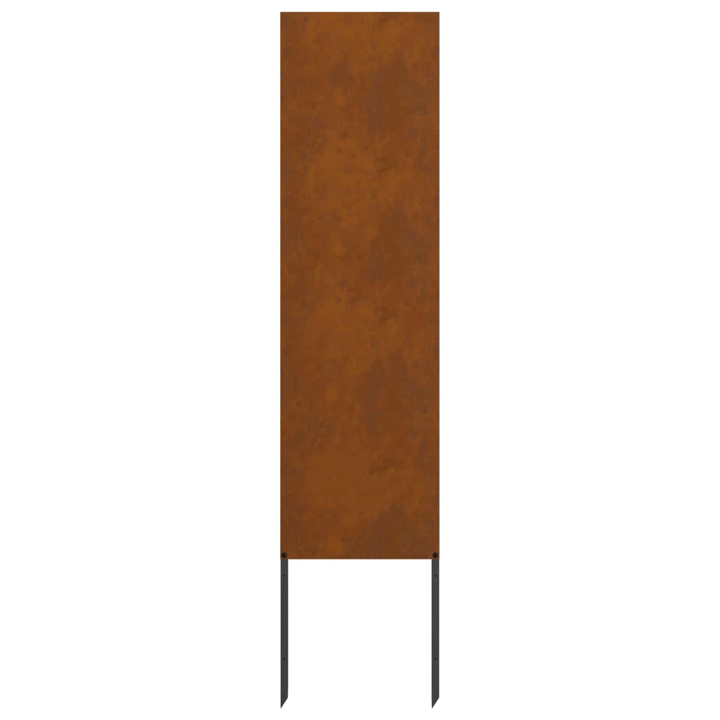 Garden Privacy Screen Rusty 32 x 140 cm Weathering Steel