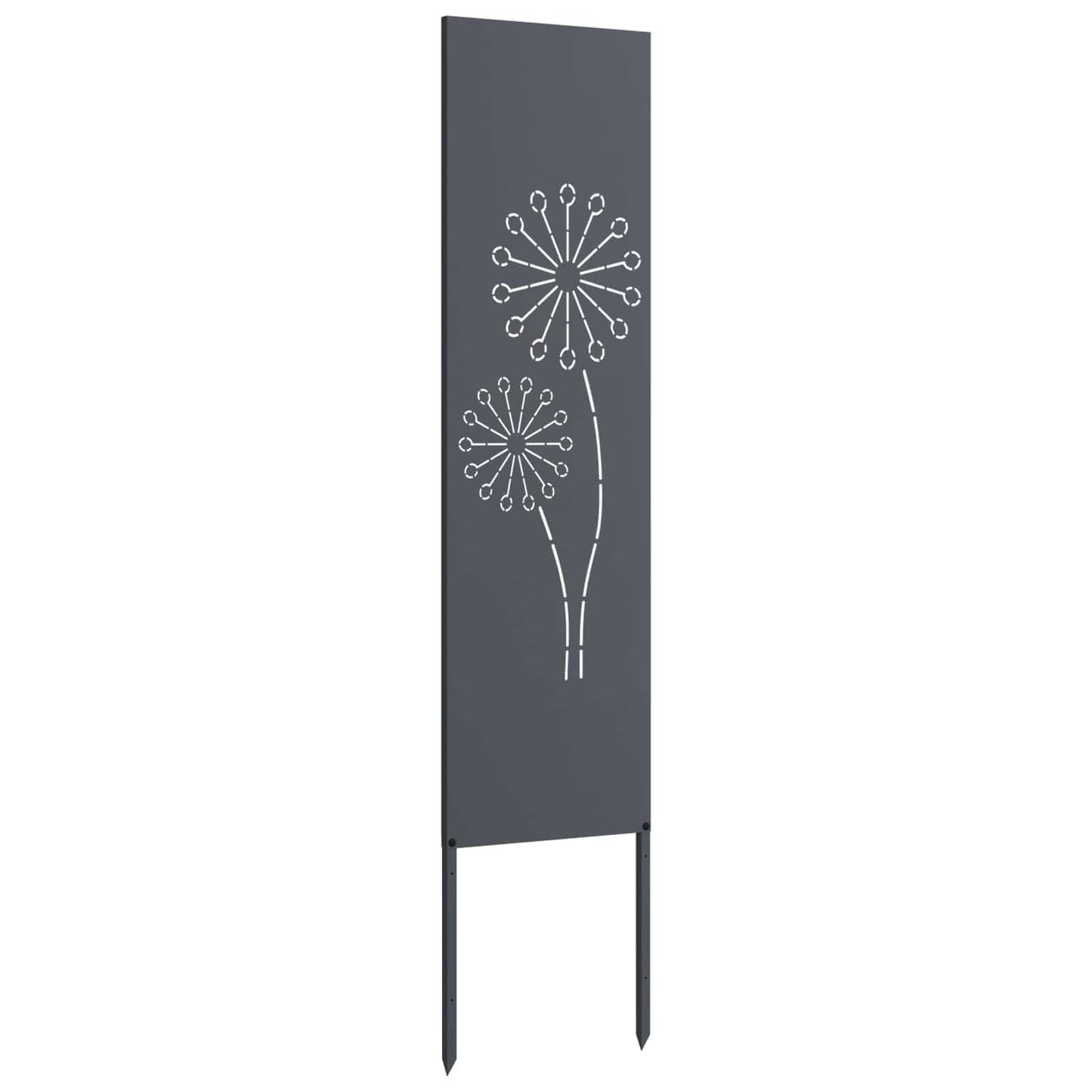 Garden Privacy Screen Anthracite 32 x 140 cm Cold-rolled steel