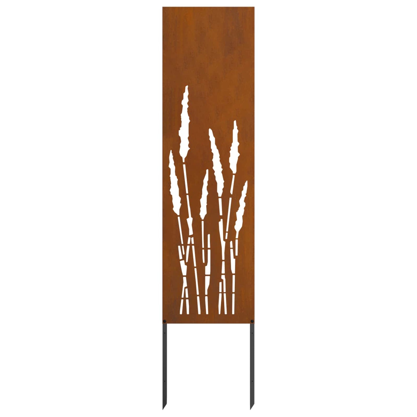 Garden Privacy Screen Rusty 32 x 140 cm Weathering Steel