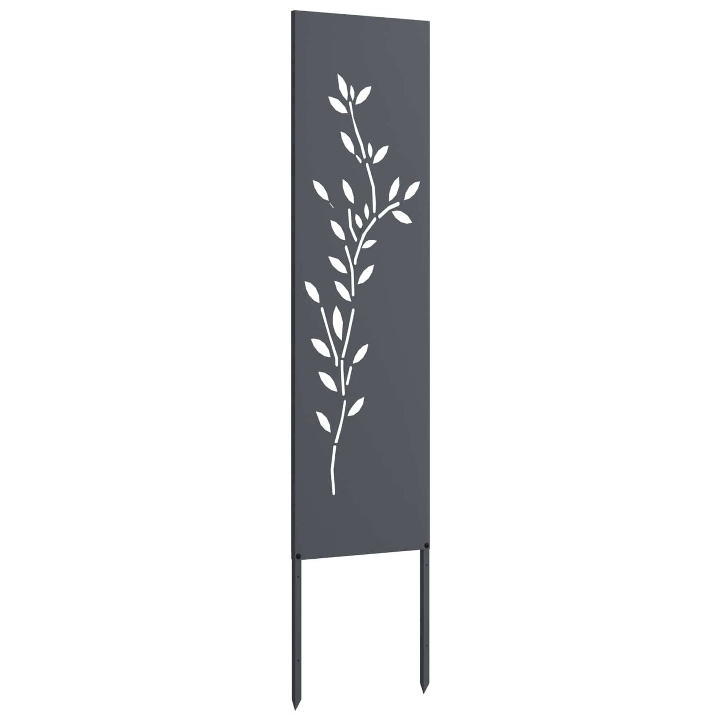 Garden Privacy Screen Anthracite 32 x 140 cm Cold-rolled steel