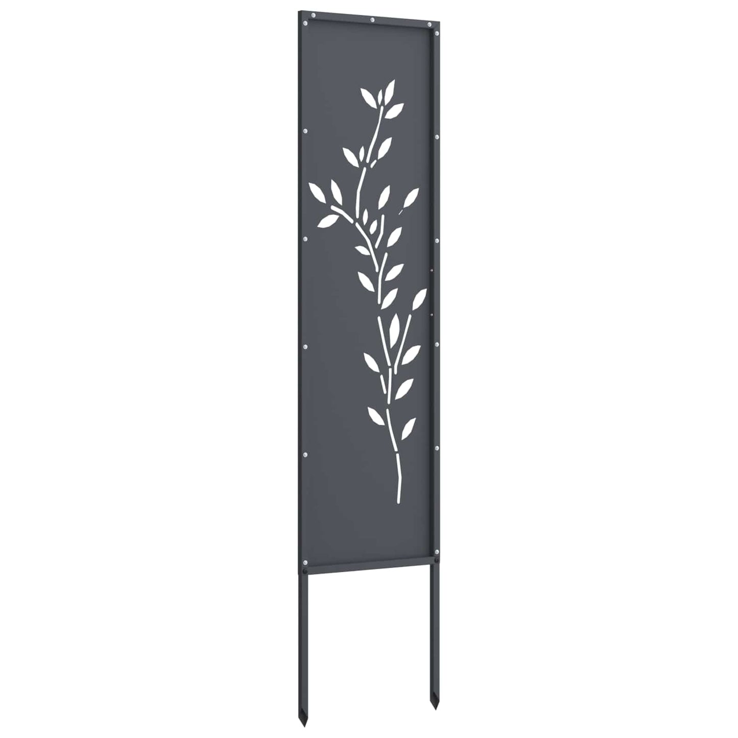 Garden Privacy Screen Anthracite 32 x 140 cm Cold-rolled steel