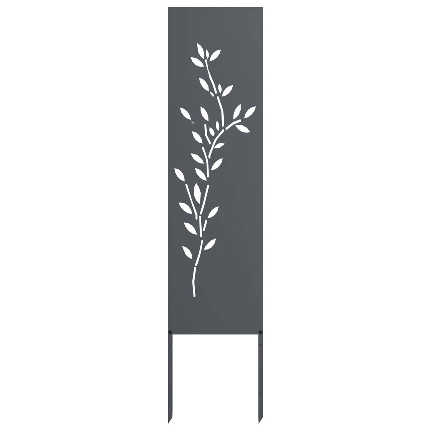 Garden Privacy Screen Anthracite 32 x 140 cm Cold-rolled steel