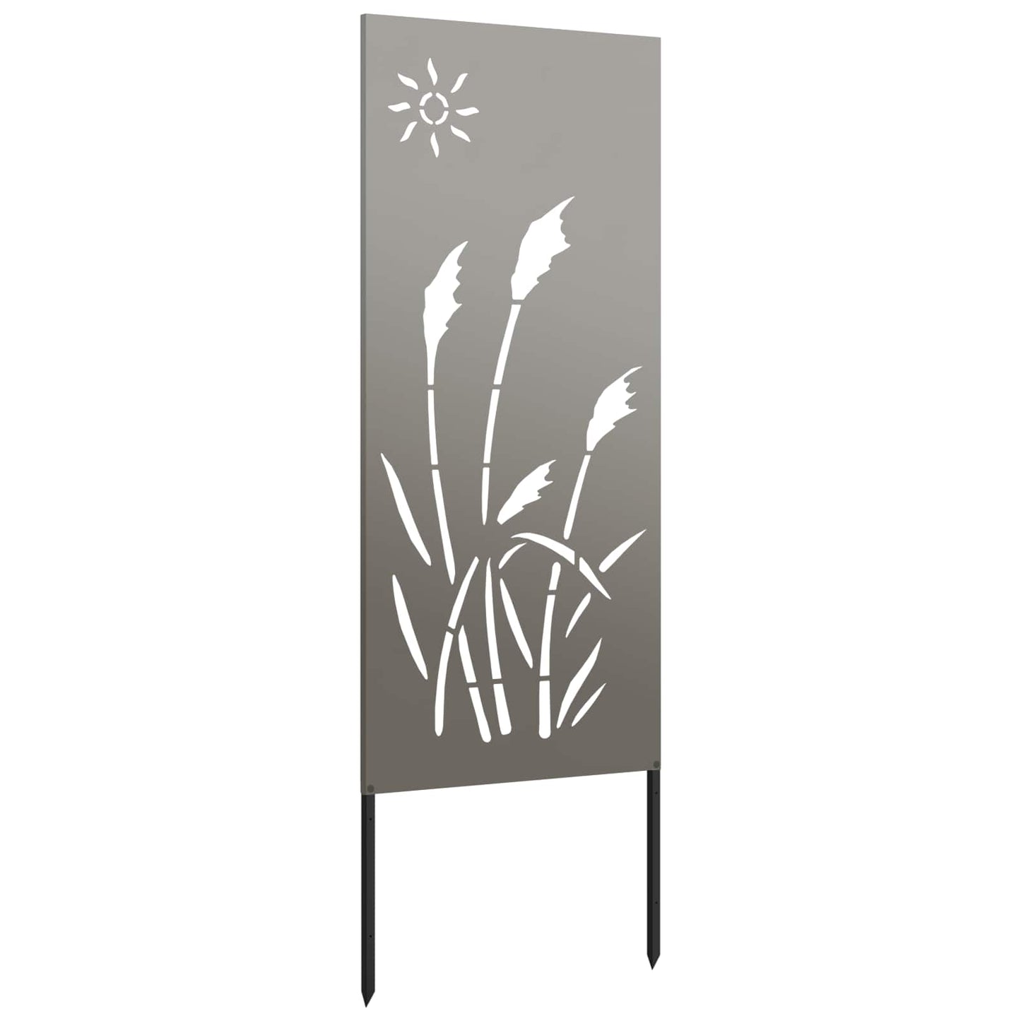Garden Privacy Screen Rusty 50 x 140 cm Weathering Steel