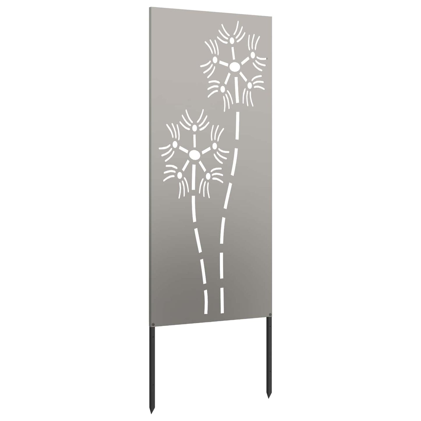 Garden Privacy Screen Rusty 50 x 140 cm Weathering Steel