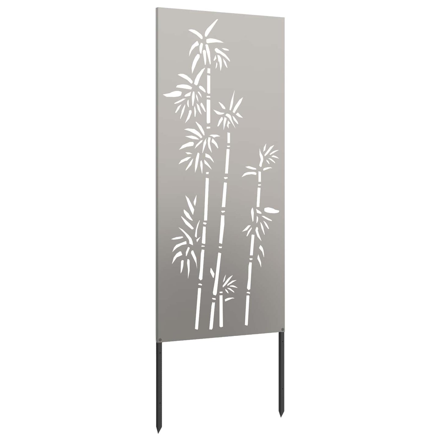 Garden Privacy Screen Floral Rusty 50 x 140 cm Weathering Steel