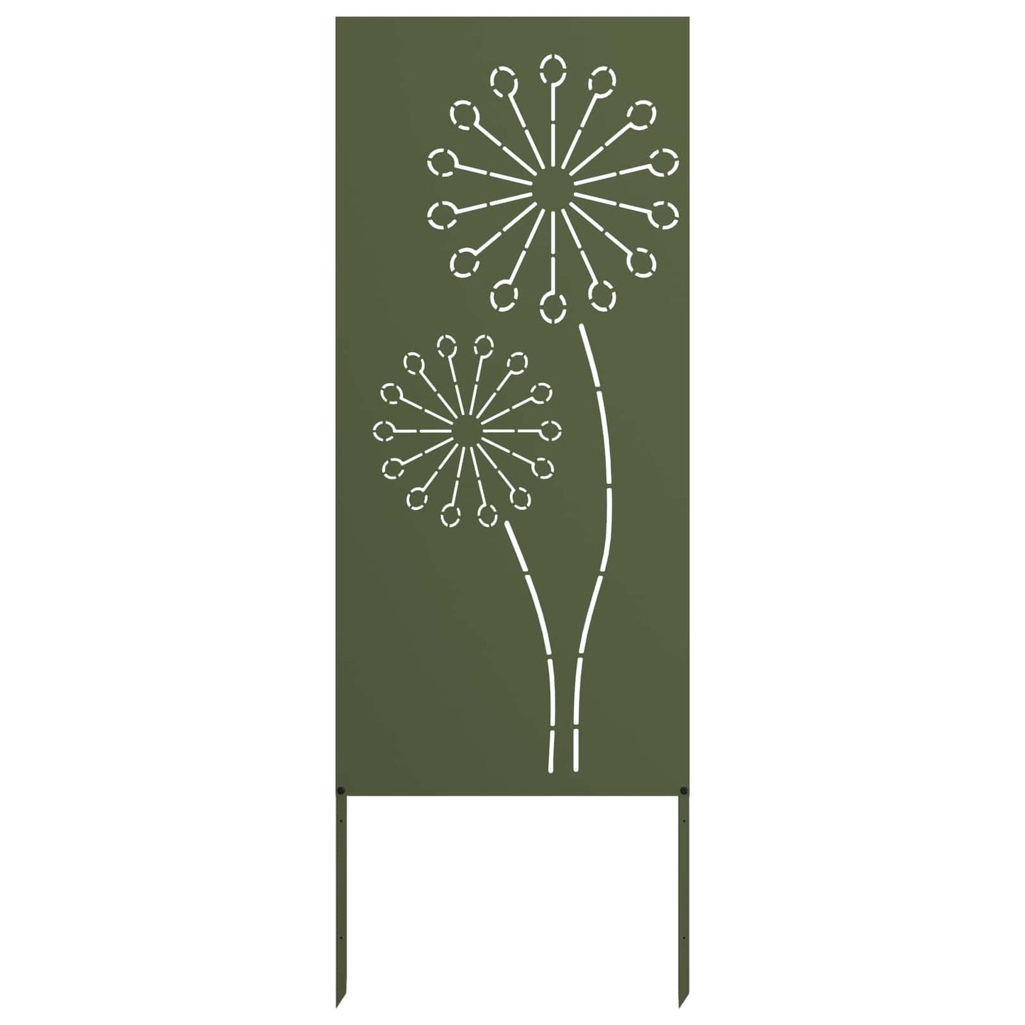 Garden Privacy Screen Olive green 50 x 140 cm Cold-rolled steel