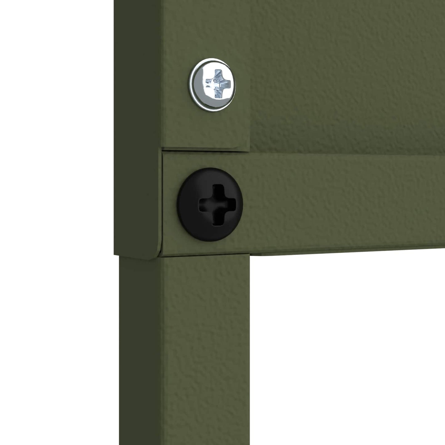 Garden Privacy Screen Olive green 50 x 140 cm Cold-rolled steel